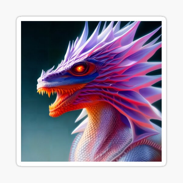 Crystal Dragons Series #01: Crystal Orchid Sticker