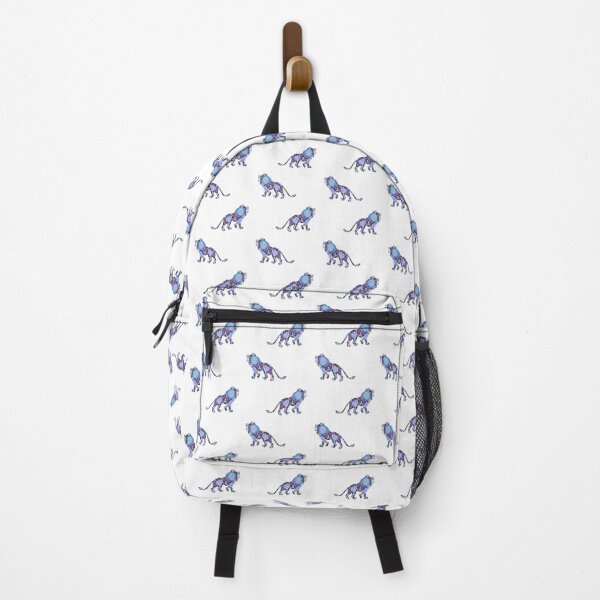Item preview, Azul Floral Lion designed and sold by artsylyons.