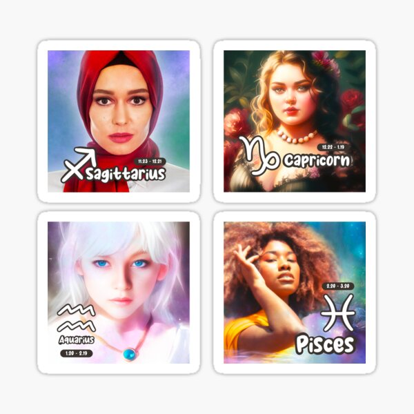 Zodiac - Autumn & Winter Sticker