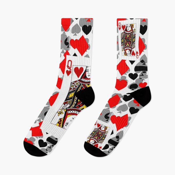 Item preview, RED QUEEN  HEARTS CASINO CARD ART  designed and sold by sharlesart.