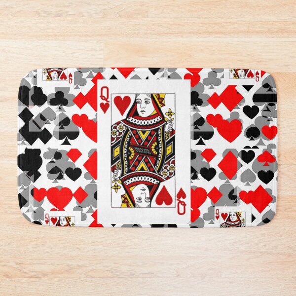 Item preview, RED QUEEN  HEARTS CASINO CARD ART  designed and sold by sharlesart.