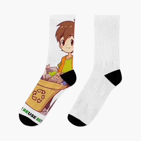 Item preview, Anime-style Reduce, Reuse, Recycle, Rethink: Illustration for Eco-Conscious Fans designed and sold by PrettiGreene.