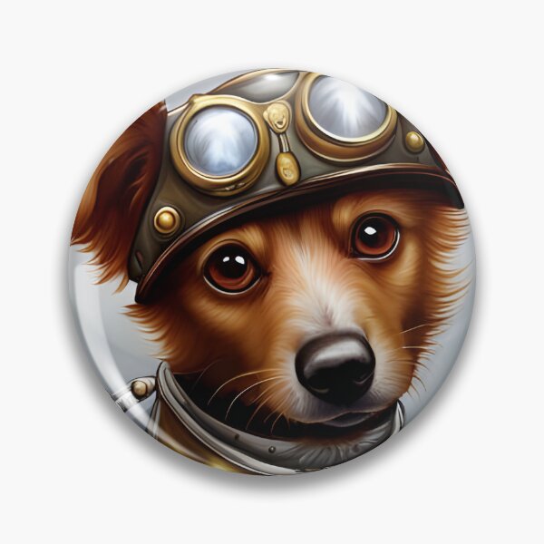 Item preview, Dog in steampunk outfit designed and sold by LisaJaneJackson.