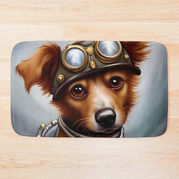 Item preview, Dog in steampunk outfit designed and sold by LisaJaneJackson.