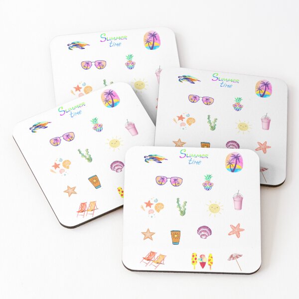 Item preview, Welcome Summer 2023, summer time, beach day, cute stickers (sticker pack) designed and sold by haRexia.