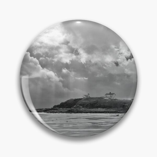 Item preview, Storm clouds over Rocky Island - Monochrome designed and sold by Violaman.