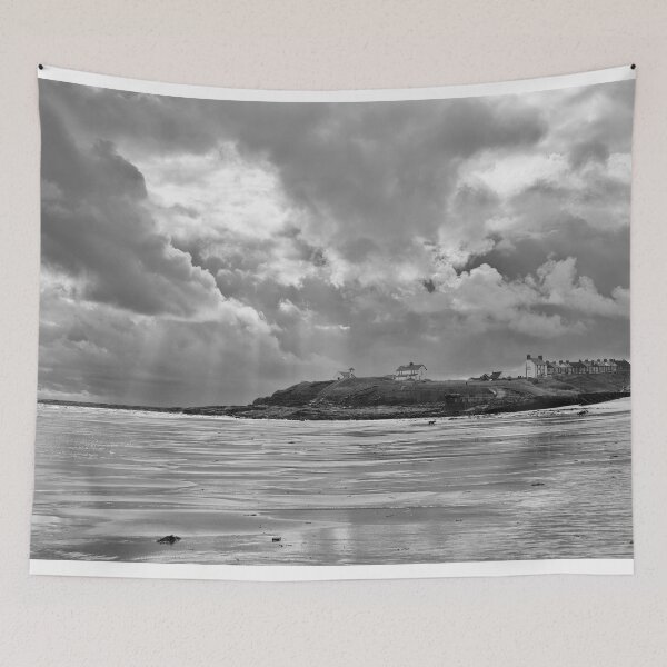 Item preview, Storm clouds over Rocky Island - Monochrome designed and sold by Violaman.