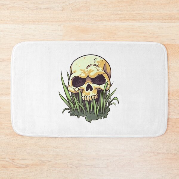 Item preview, Grassy Skull designed and sold by BadOmenStickers.