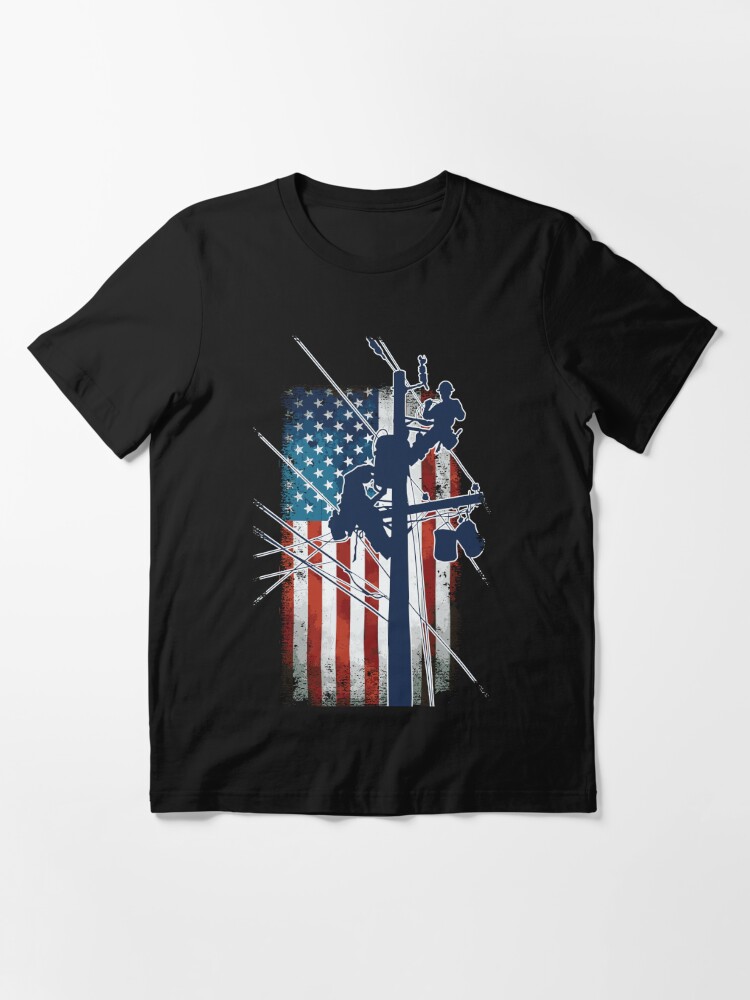 lineman flag shirt