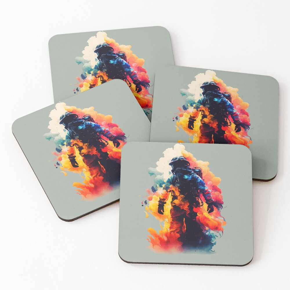 Item preview, Coasters (Set of 4) designed and sold by RescueMerch.