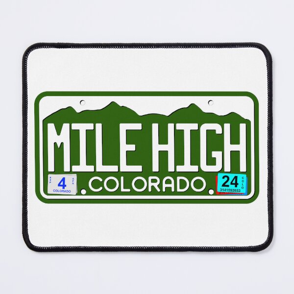 Item preview, Colorado License Plate - MILE HIGH designed and sold by RonTo.