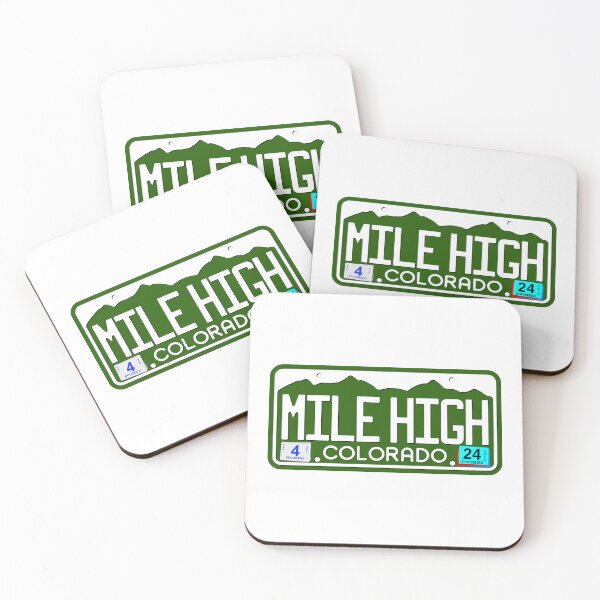 Item preview, Colorado License Plate - MILE HIGH designed and sold by RonTo.
