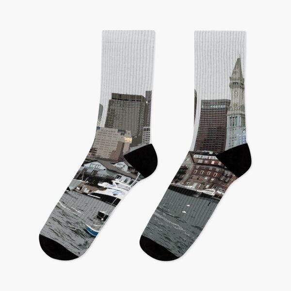 Item preview, Boston, Massachusetts, USA, Travel Print designed and sold by summattodraw.
