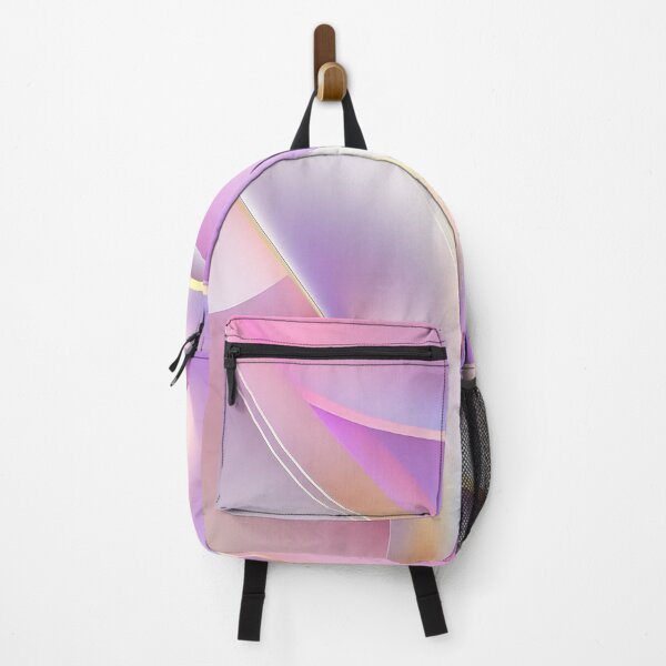 Item preview, Holographic neon curved wave in motion. Pink wallpaper background. Holographic gradient designed and sold by anytka.