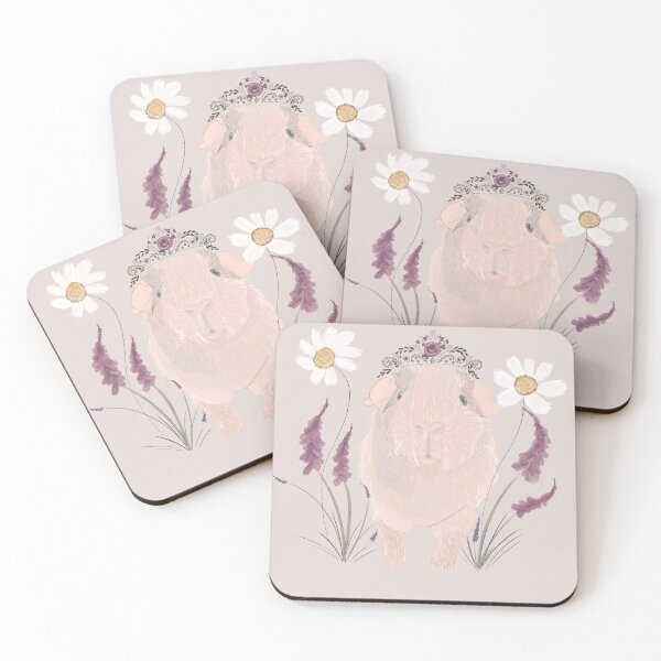 Item preview, Skinny pig art designed and sold by BlossomandIvy.