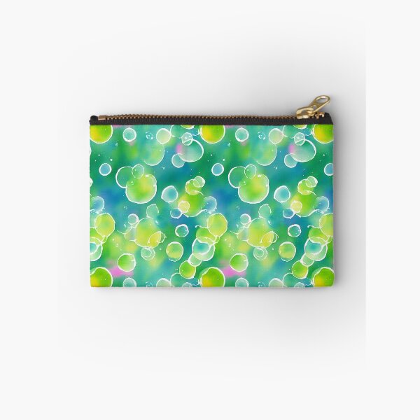 Item preview, Blue and Green Bubbles Seamless Pattern designed and sold by Girly-Universe.