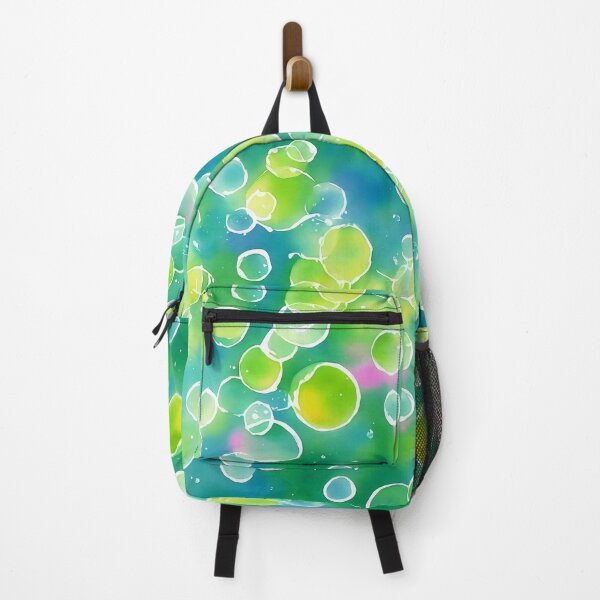 Item preview, Blue and Green Bubbles Seamless Pattern designed and sold by Girly-Universe.