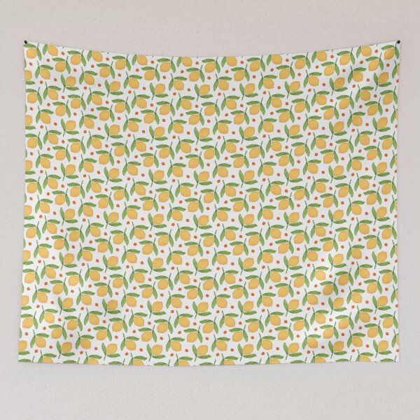 Item preview, Limes in White designed and sold by Blanca-and-Rose.