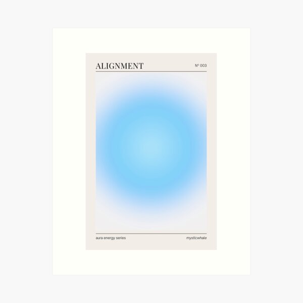 Item preview, Alignment Blue Aura designed and sold by mystikwhale.