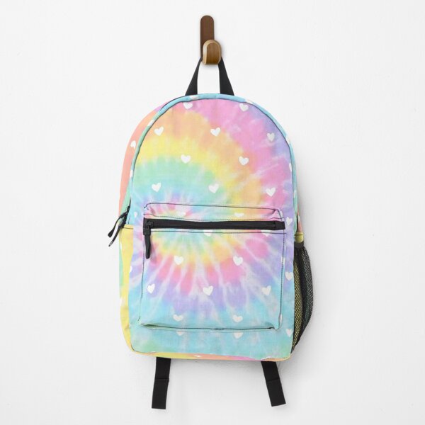 Tie dye pastel backpack