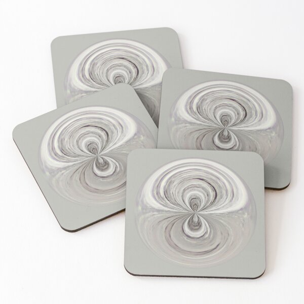 Item preview, Monochrome circle figure eight design designed and sold by KRFNatureGifts.