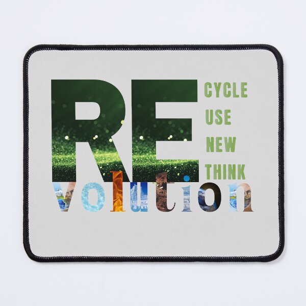 Item preview, Recycle Reuse Renew Rethink Revolution designed and sold by PositiveIdeas.
