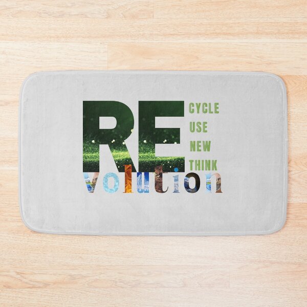 Item preview, Recycle Reuse Renew Rethink Revolution designed and sold by PositiveIdeas.