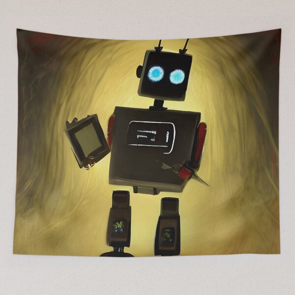 Item preview, Robot in the style of famous art. designed and sold by CRAFTER-MEDIA.