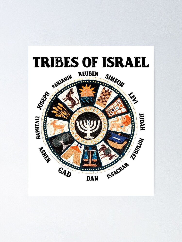 12 Twelve Tribes of Israel Hebrew Israelite Judah Jerusalem