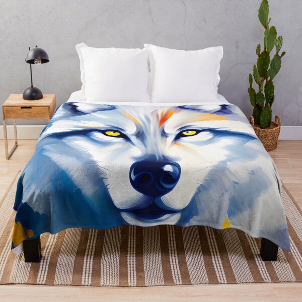 Artikelvorschau, Wolf - Krafttier entworfen und verkauft von CanaryCanvas.