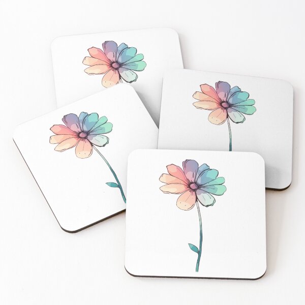Item preview, Simple Watercolor Flower designed and sold by HandCraftedArt.
