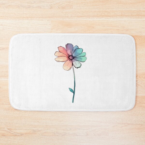 Item preview, Simple Watercolor Flower designed and sold by HandCraftedArt.