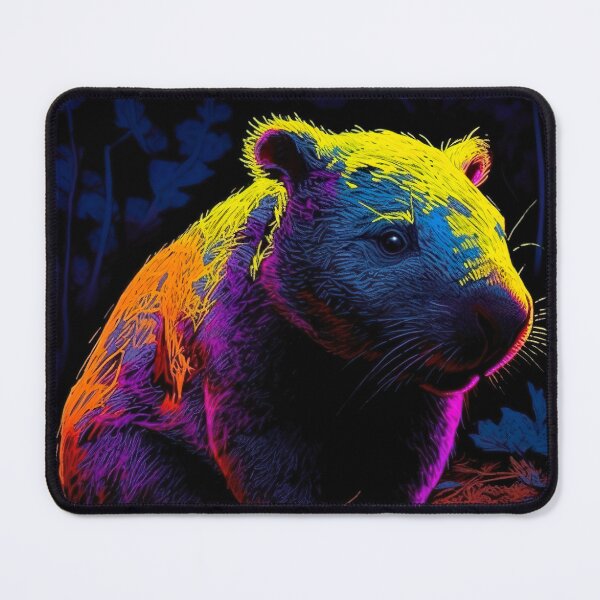 Item preview, Blacklight Style Wombat designed and sold by Matt's Artificial Nature.
