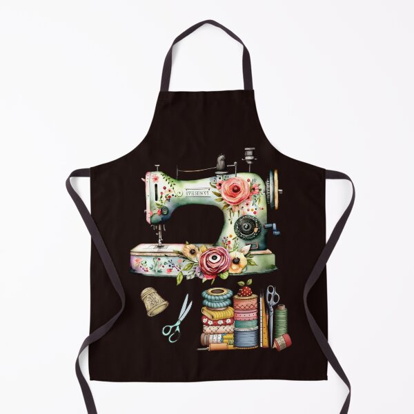 Item preview, Vintage Floral Sewing Machine designed and sold by joseech.