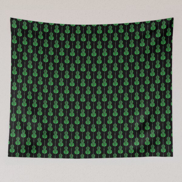 Item preview, Contrabass Double Bass Classic Jazz Music - green designed and sold by PeterADesign.