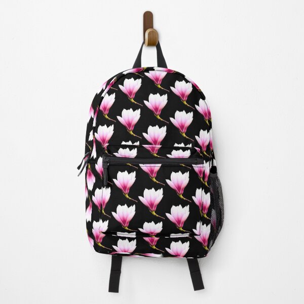 Item preview, Tulip Magnolia Bloom - black background designed and sold by Louise-Mae.