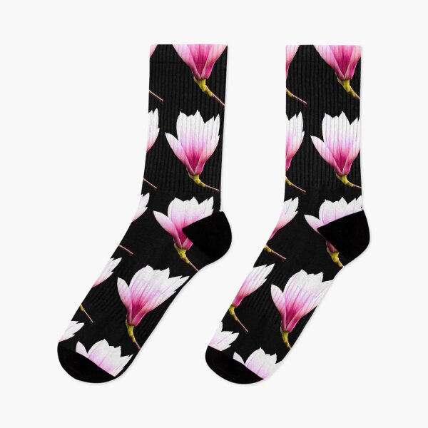 Item preview, Tulipán Magnolia Bloom - fondo negro designed and sold by Louise-Mae.