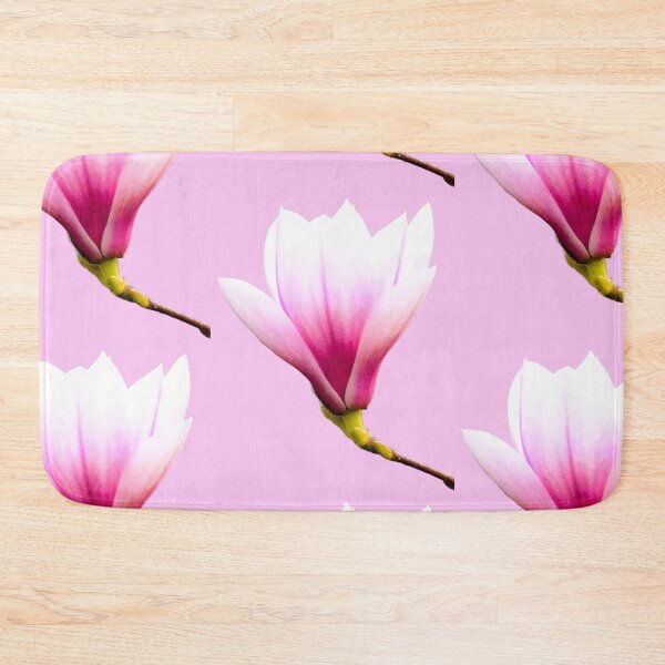 Item preview, Tulip Magnolia Bloom - pink background designed and sold by Louise-Mae.