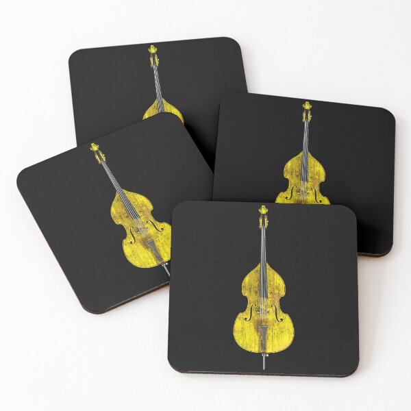 Item preview, Contrabass Double Bass Classic Jazz Music - yellow designed and sold by PeterADesign.