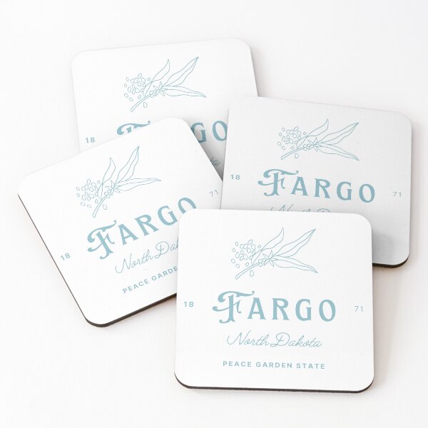 Item preview, Fargo, ND- blue designed and sold by FramesUp.