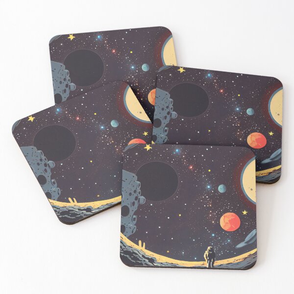 Artikelvorschau, Solar system. Colorful planets, galaxy and universe. Astronaut in space. Space cartoon entworfen und verkauft von anytka.