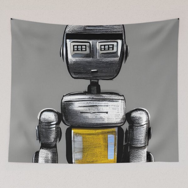 Item preview, Robot in the style of famous art. designed and sold by CRAFTER-MEDIA.