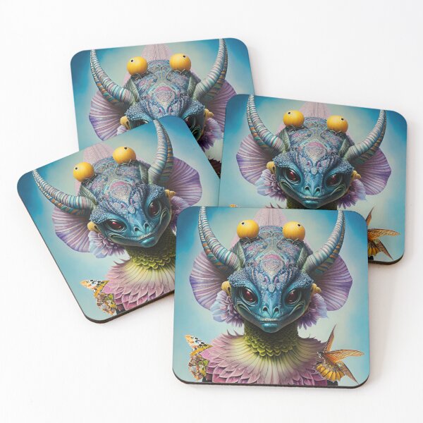 Item preview, Cute alien creature with beautiful horns and ears designed and sold by MadinaFatt.