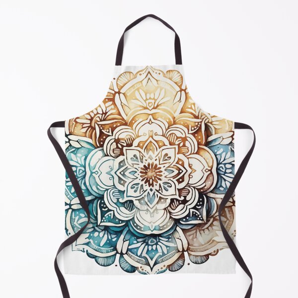Item preview, A Boho Mandala in Soft Earth tones: Sacred Space Mandalas Collection designed and sold by GVRDesign.