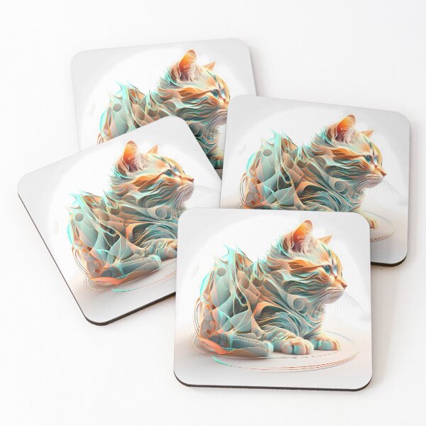 Item preview, Cat Abstract designed and sold by SMILE88.