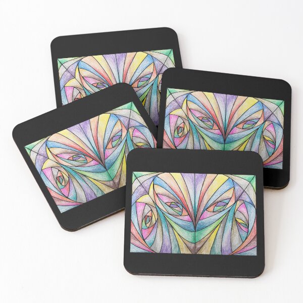 Item preview, Abstract Colored Line Art #1 designed and sold by Sproutopia-Art.