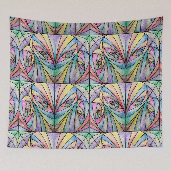 Item preview, Abstract Colored Line Art #1 designed and sold by Sproutopia-Art.