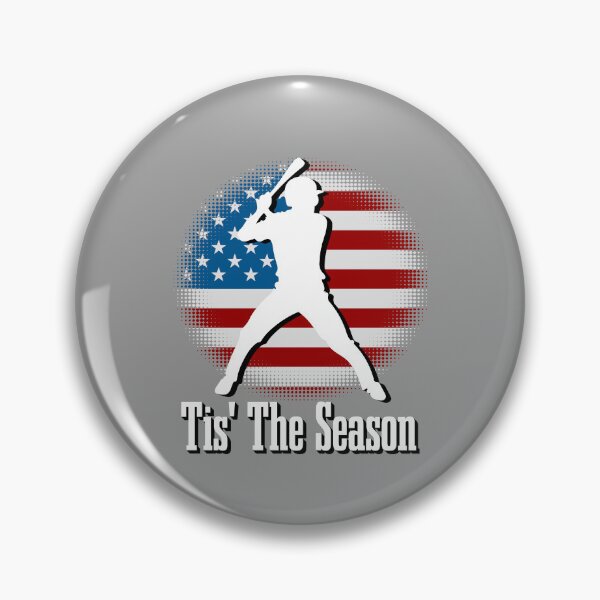 Item preview, Baseball Game Tis The Season Baseball Player USA Flag designed and sold by CharJens.