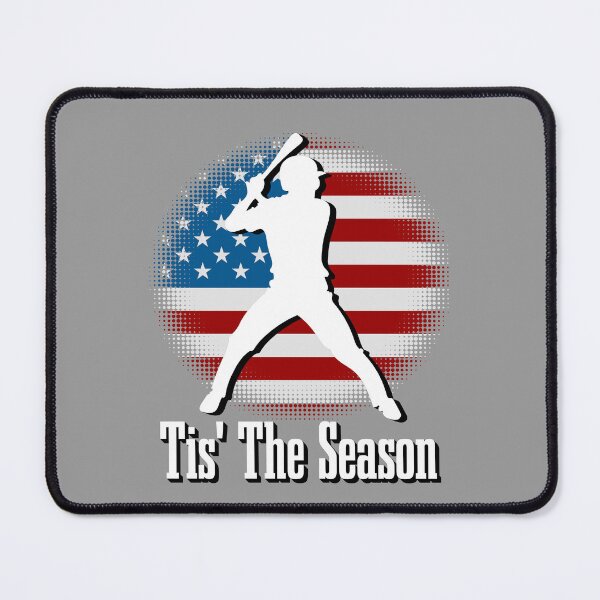 Item preview, Baseball Game Tis The Season Baseball Player USA Flag designed and sold by CharJens.