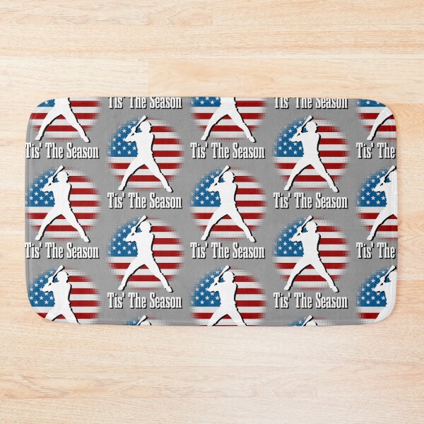 Item preview, Baseball Game Tis The Season Baseball Player USA Flag designed and sold by CharJens.